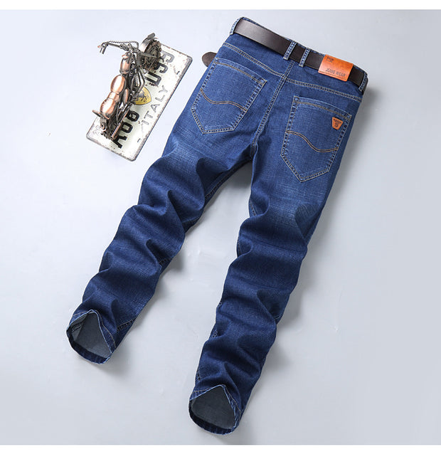Casual Korean-style Comfortable Stretch Straight Jeans